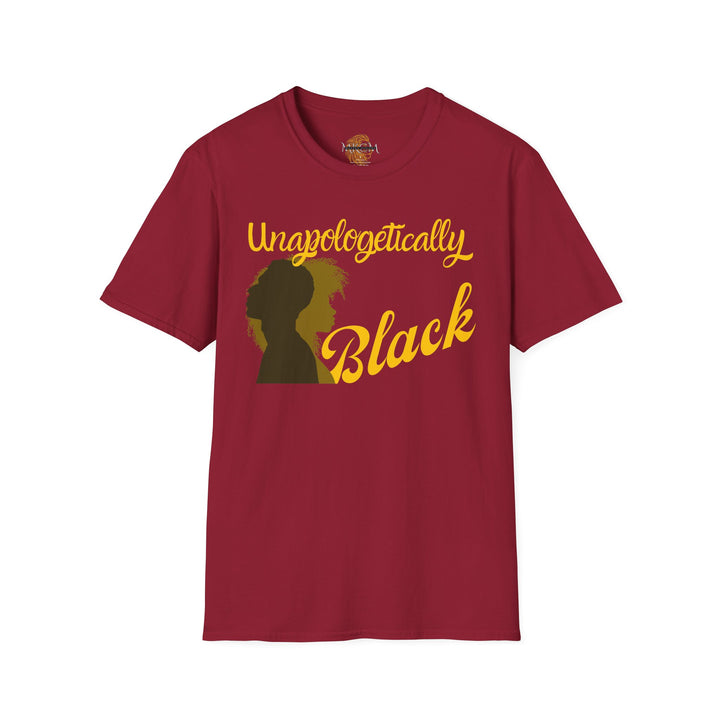 Empowerment-themed Unapologetically Black tee promoting unity and pride