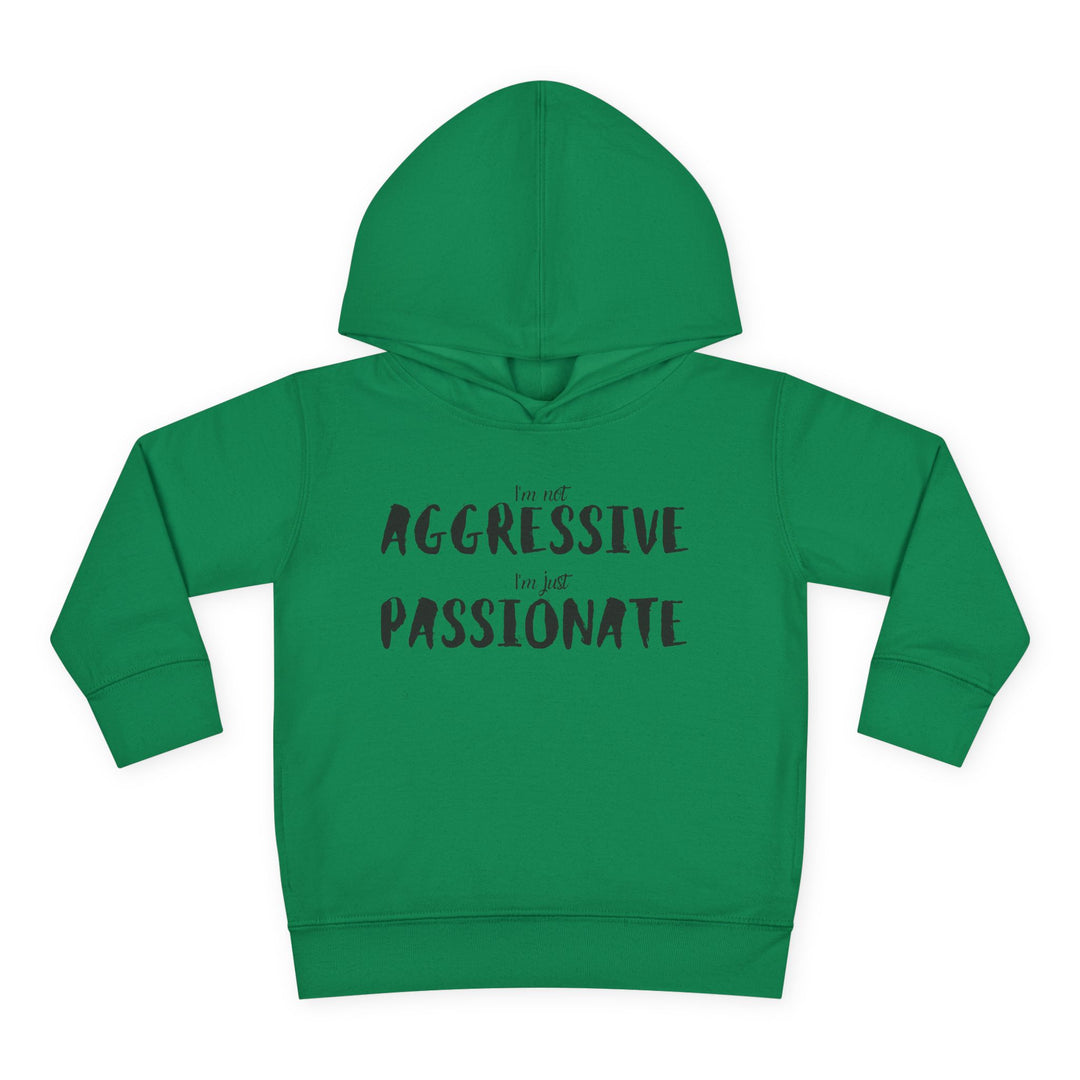 Passionate toddler hoodie breaking stereotypes in fashion for kids