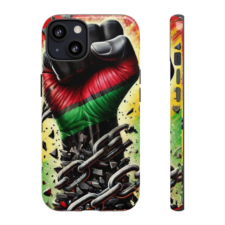 Bold Raised Fist Tough Phone Case.