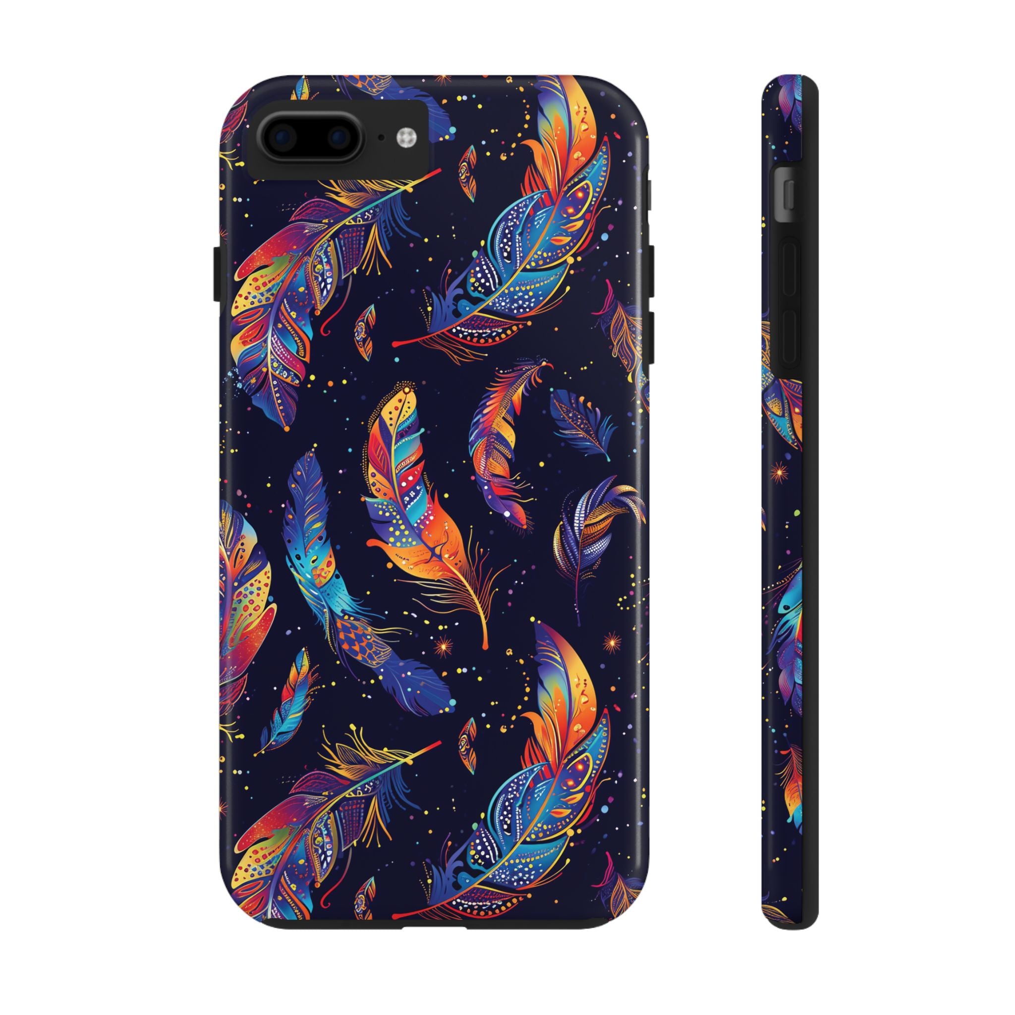 Native American Feather Tough Phone Case – Tribal Protection with Meaning for iPhone & Samsung
