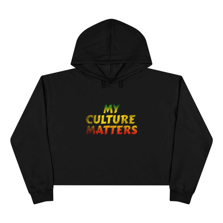 Rasta My Culture Matters Crop Hoodie - MKCM Modern Designs