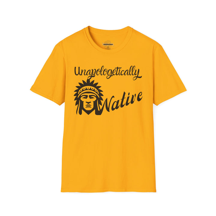 Unapologetically Native t-shirt showcasing indigenous pride and unity