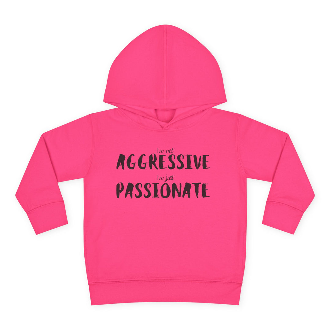 Passionate toddler hoodie breaking stereotypes in fashion for kids