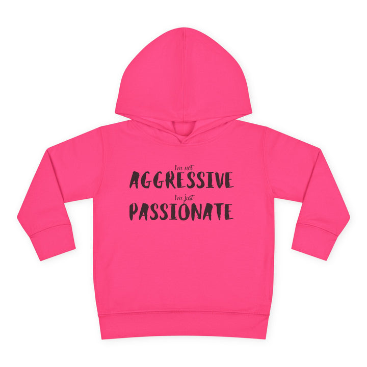 Passionate toddler hoodie breaking stereotypes in fashion for kids