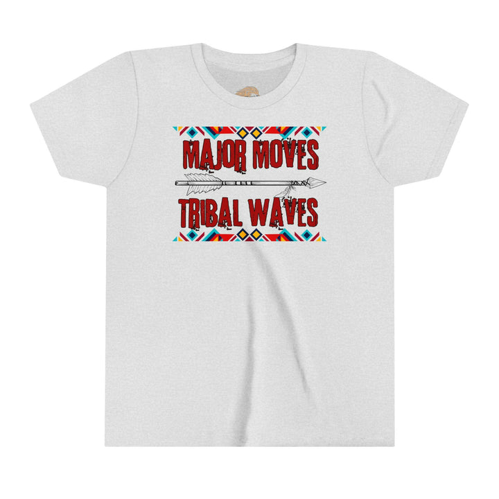 Youth Tee - Major Moves Tribal Waves Graphic Shirt - MKCM Modern Designs