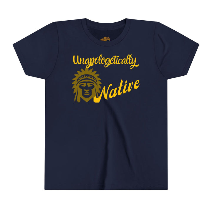 Unapologetically Native Indigenous Youth Tee - showcasing unity, pride and empowerment