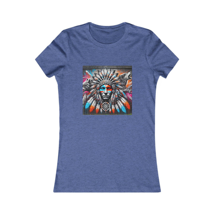 Indigenous women's tee featuring a native dream catcher - trendy, cultural apparel