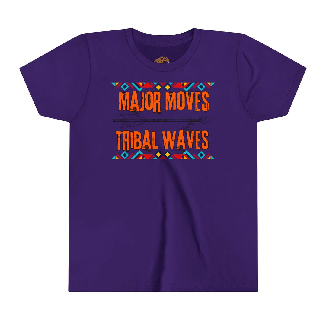 Youth Tee - Major Moves Tribal Waves Graphic Shirt - MKCM Modern Designs