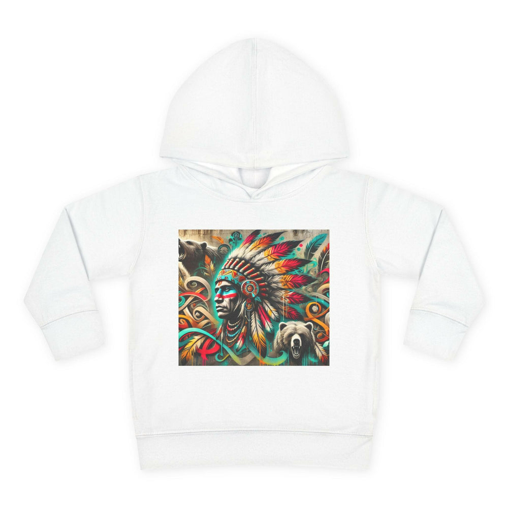 Tribal Guardian toddler hoodie with unique tribal design, perfect for stylish kids