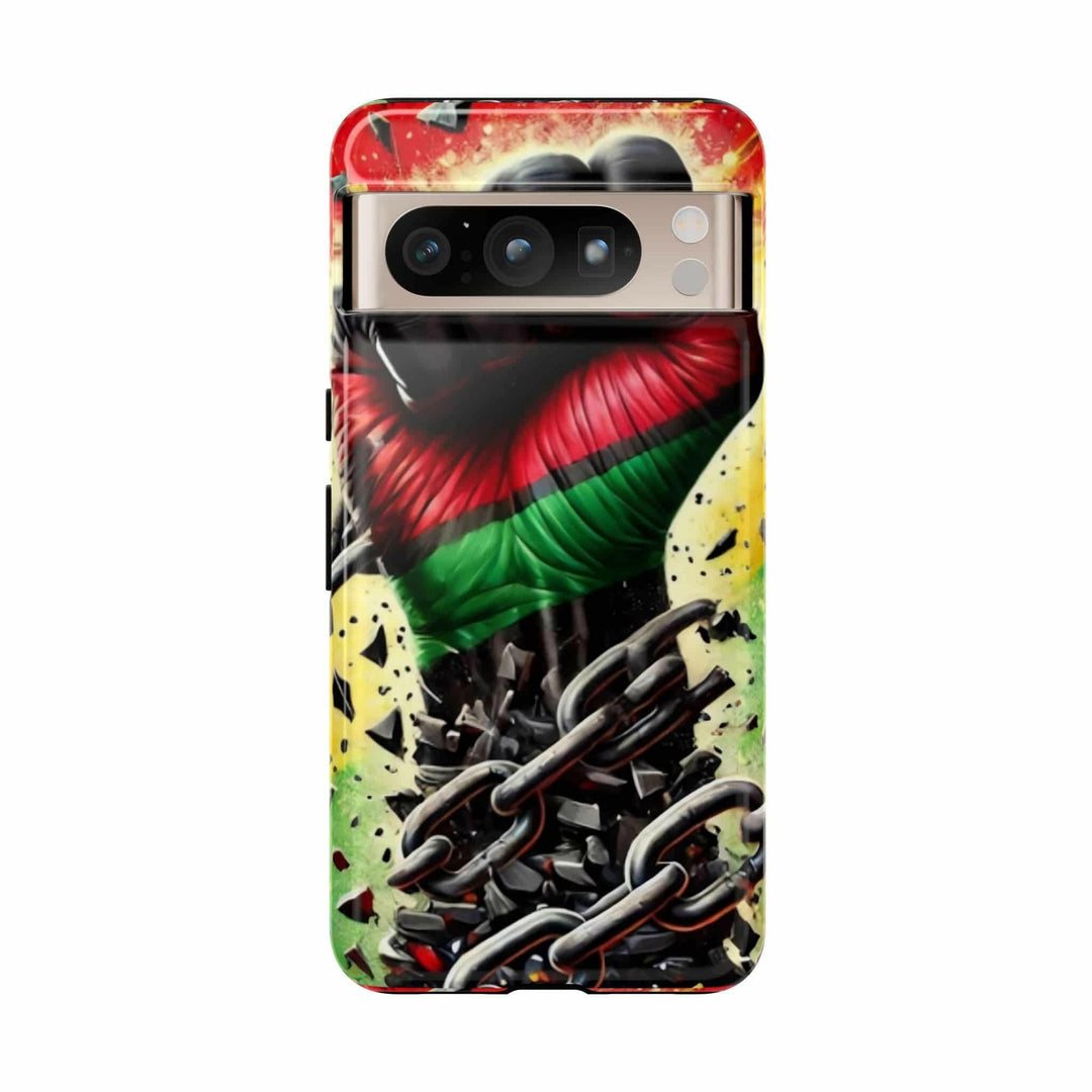 Bold Raised Fist Tough Phone Case.