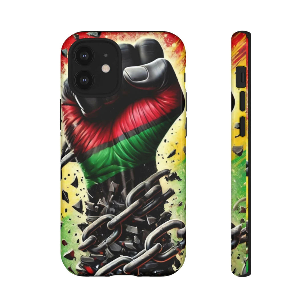 Bold Raised Fist Tough Phone Case.