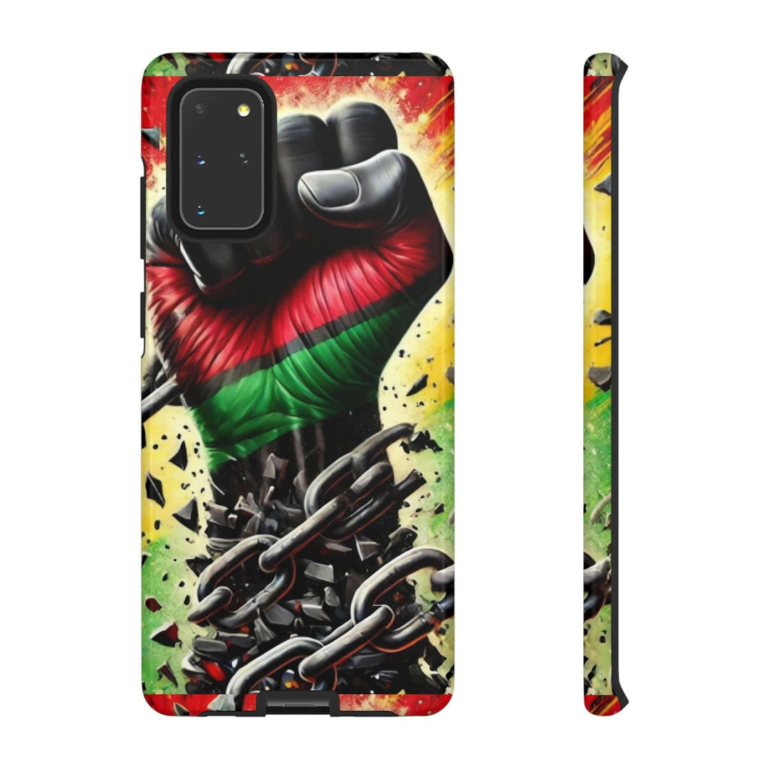 Bold Raised Fist Tough Phone Case.