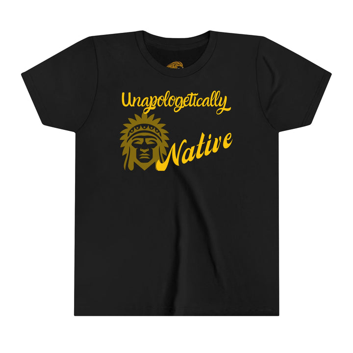 Unapologetically Native Indigenous Youth Tee - showcasing unity, pride and empowerment