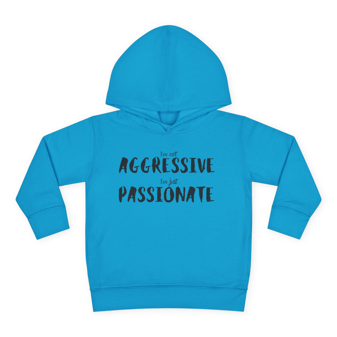 Passionate toddler hoodie breaking stereotypes in fashion for kids