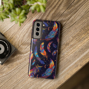 Native American Feather Tough Phone Case – Tribal Protection with Meaning for iPhone & Samsung