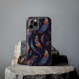 Native American Feather Tough Phone Case – Tribal Protection with Meaning for iPhone & Samsung