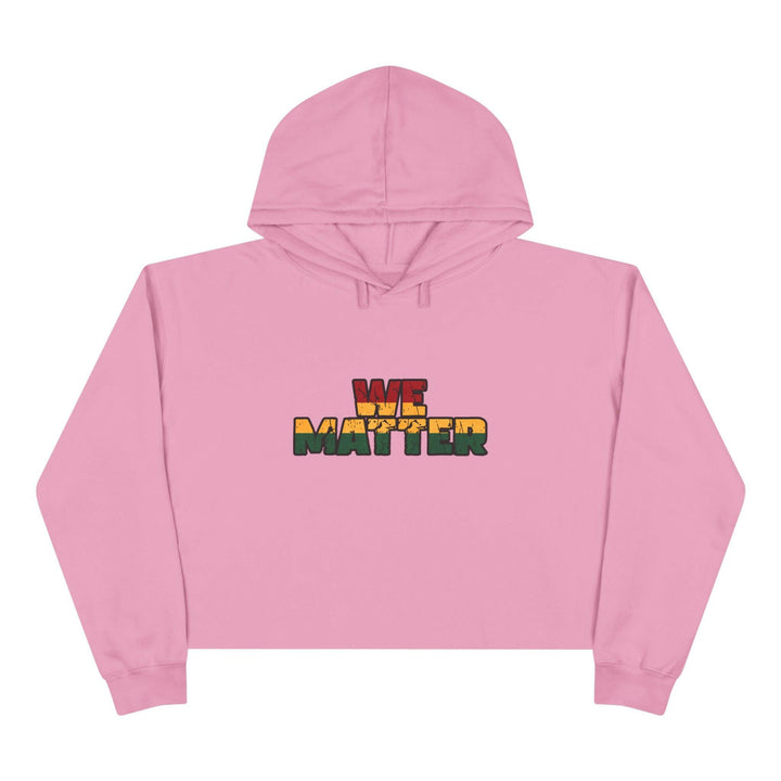 We Matter Crop Hoodie - MKCM Modern Designs