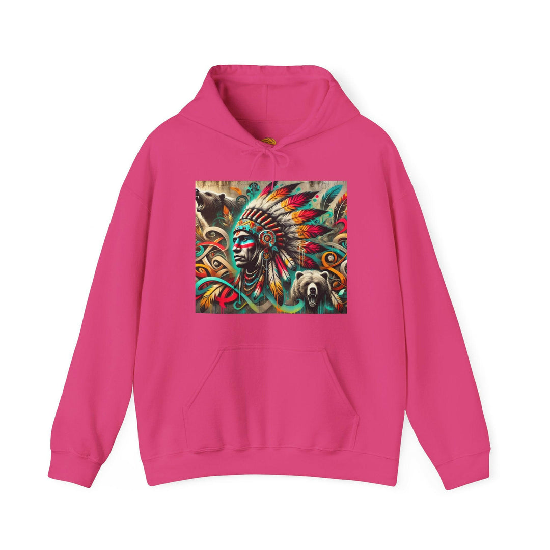 Empower your style with a Tribal Guardian Hoodie, embracing Indigenous culture and cultural pride.