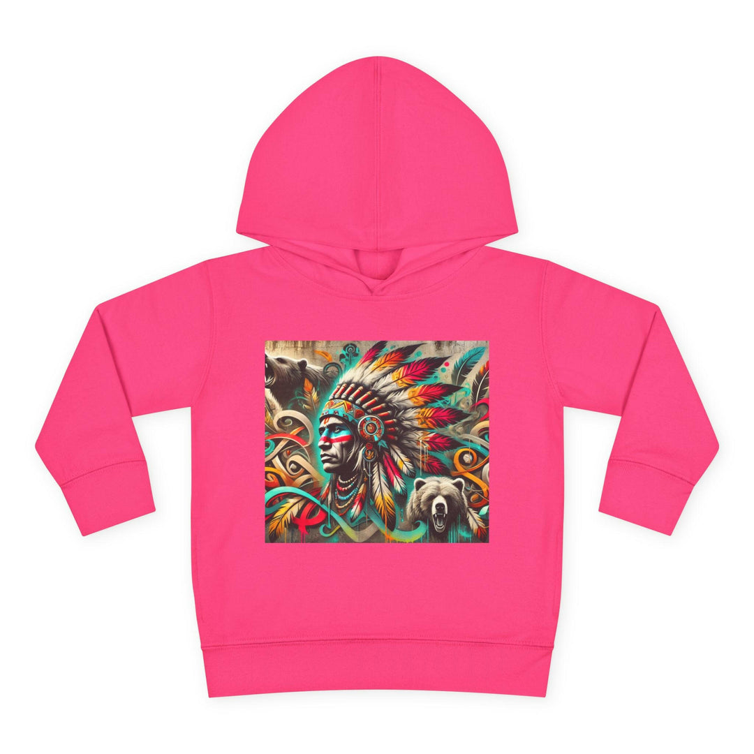 Tribal Guardian toddler hoodie with unique tribal design, perfect for stylish kids