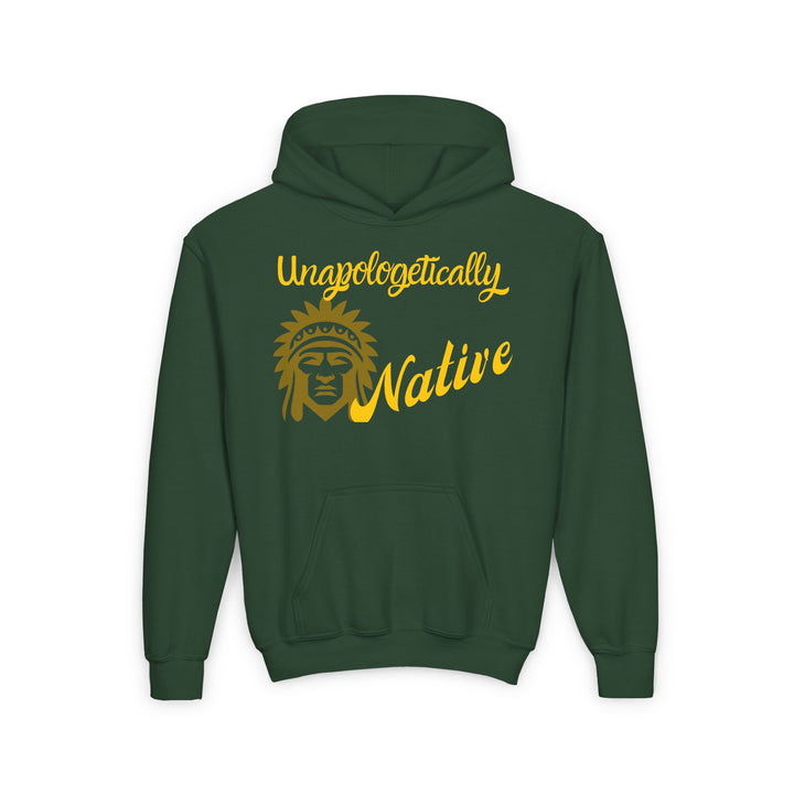 Unapologetically Native Indigenous Pride Youth Hoodie - Trendy, Authentic, Cultural Apparel