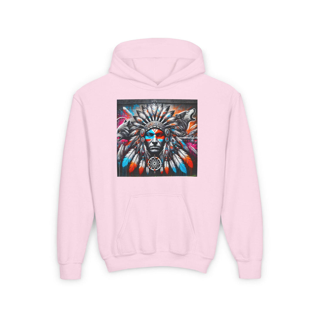 Native Warrior Dreamcatcher Youth Hoodie - Embrace Your Native Pride