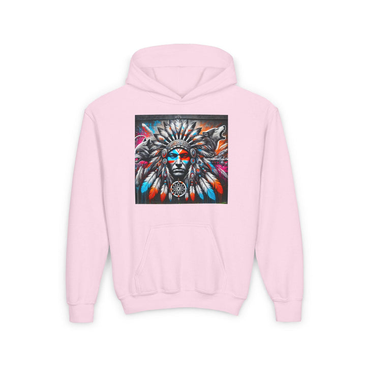 Native Warrior Dreamcatcher Youth Hoodie - Embrace Your Native Pride