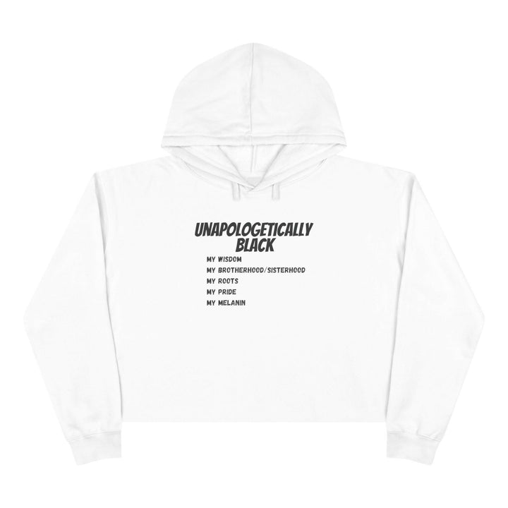 'Unapologetically BLACK' Crop Hoodie