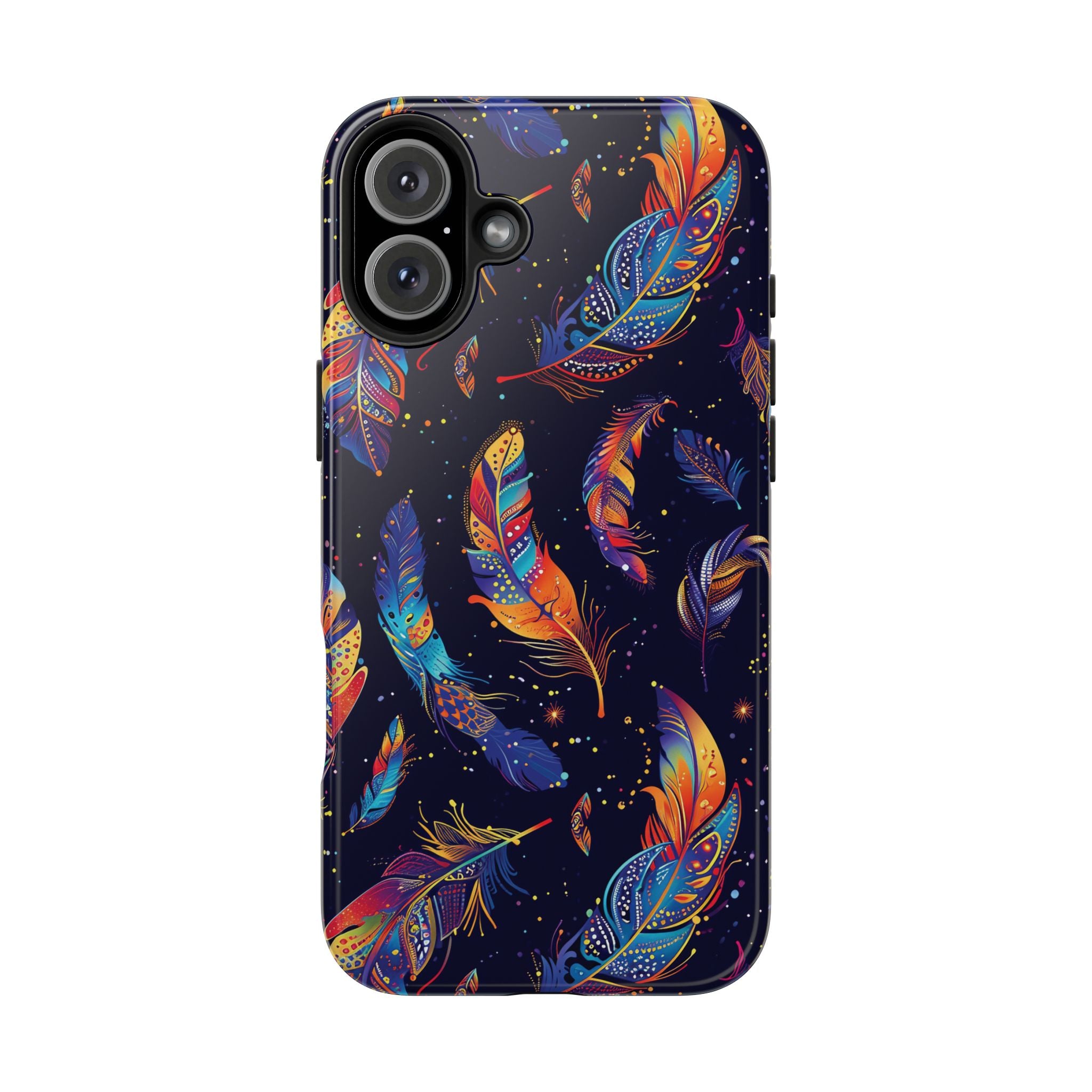 Native American Feather Tough Phone Case – Tribal Protection with Meaning for iPhone & Samsung