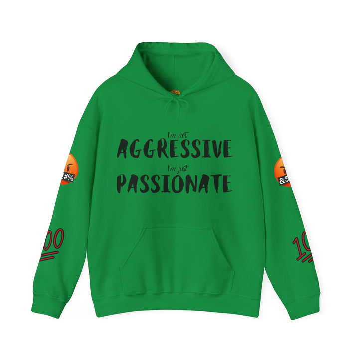 “Fashionable hoodie for cultural expression, avoiding stereotypes with non-aggressive yet passionate vibe” - 123 characters