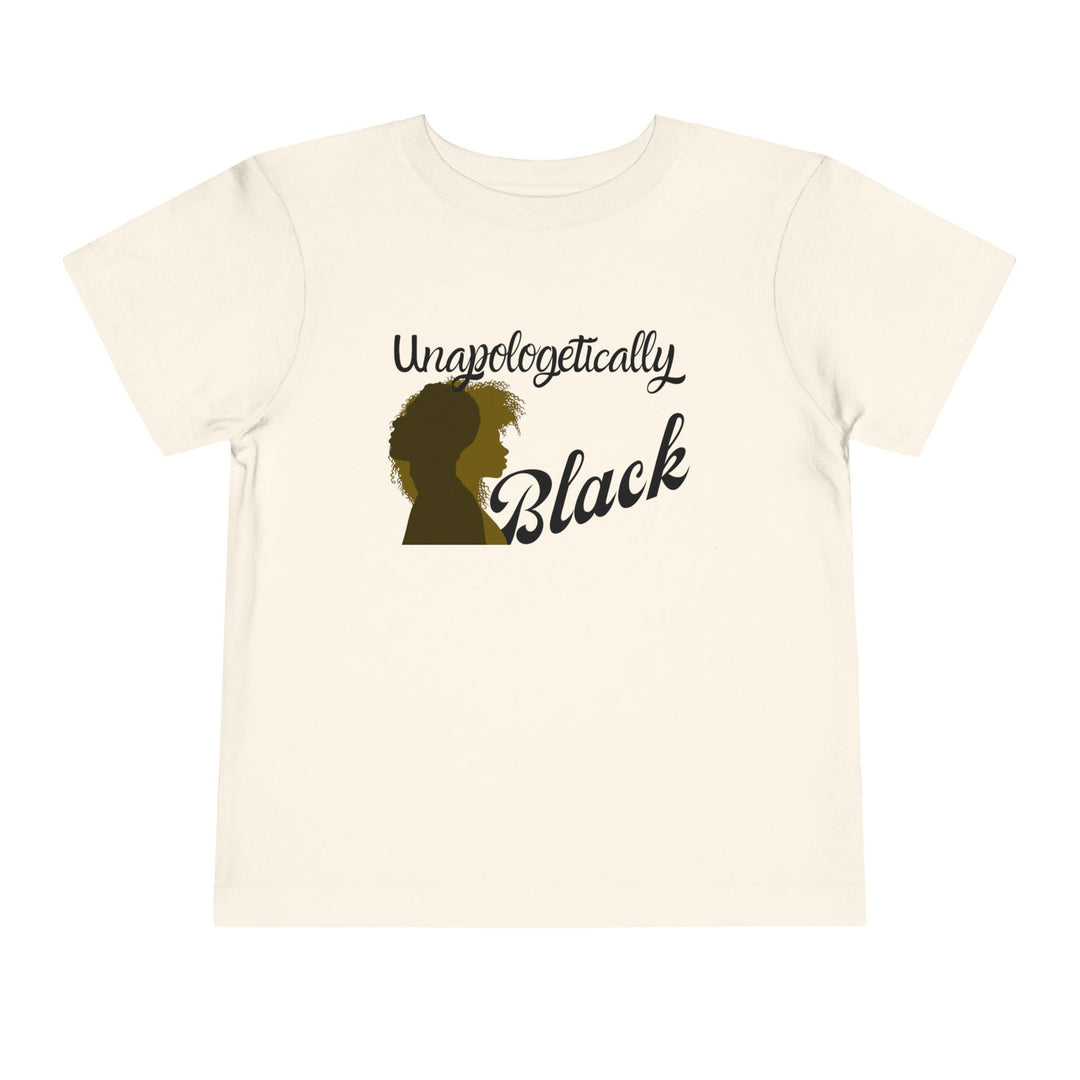 Empower your toddler with our unapologetically black pride tee for unity and strength.