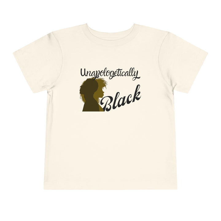 Empower your toddler with our unapologetically black pride tee for unity and strength.