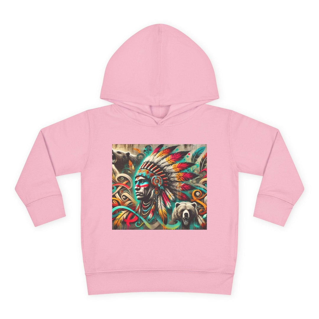 Tribal Guardian toddler hoodie with unique tribal design, perfect for stylish kids