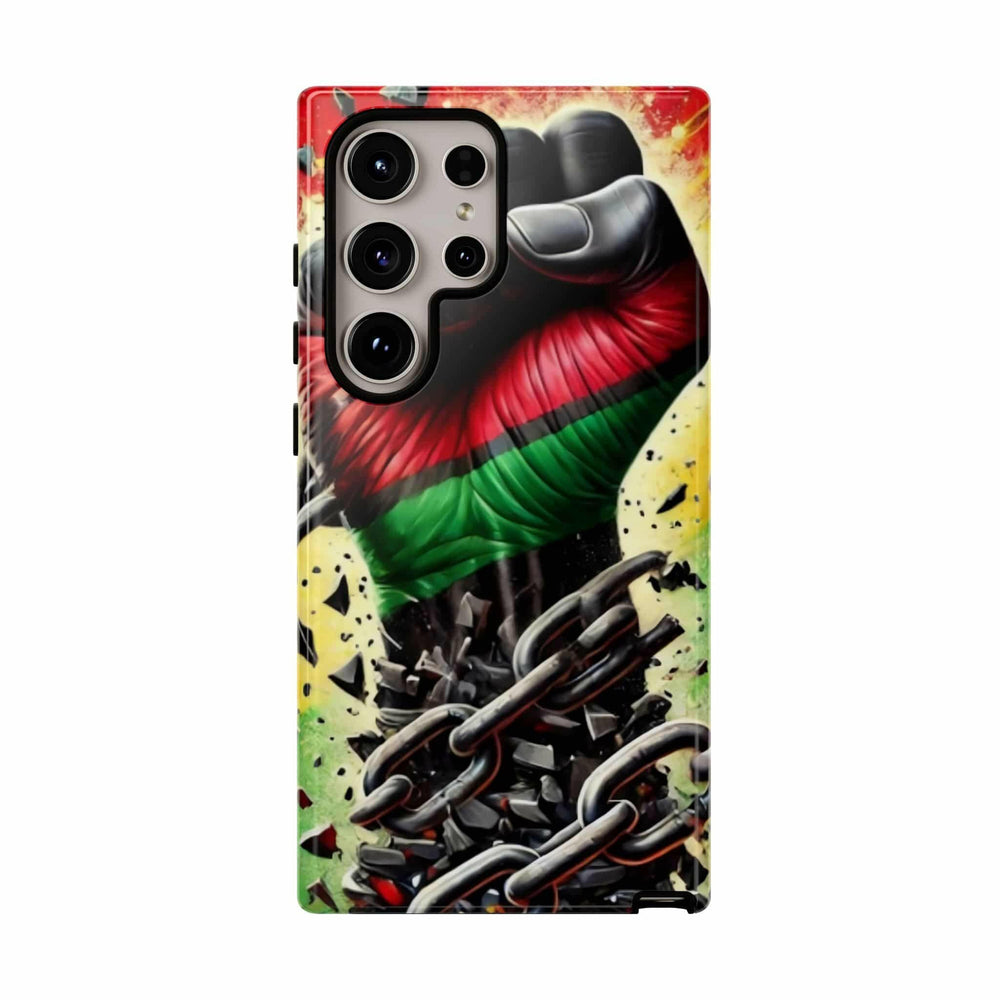 Bold Raised Fist Tough Phone Case.