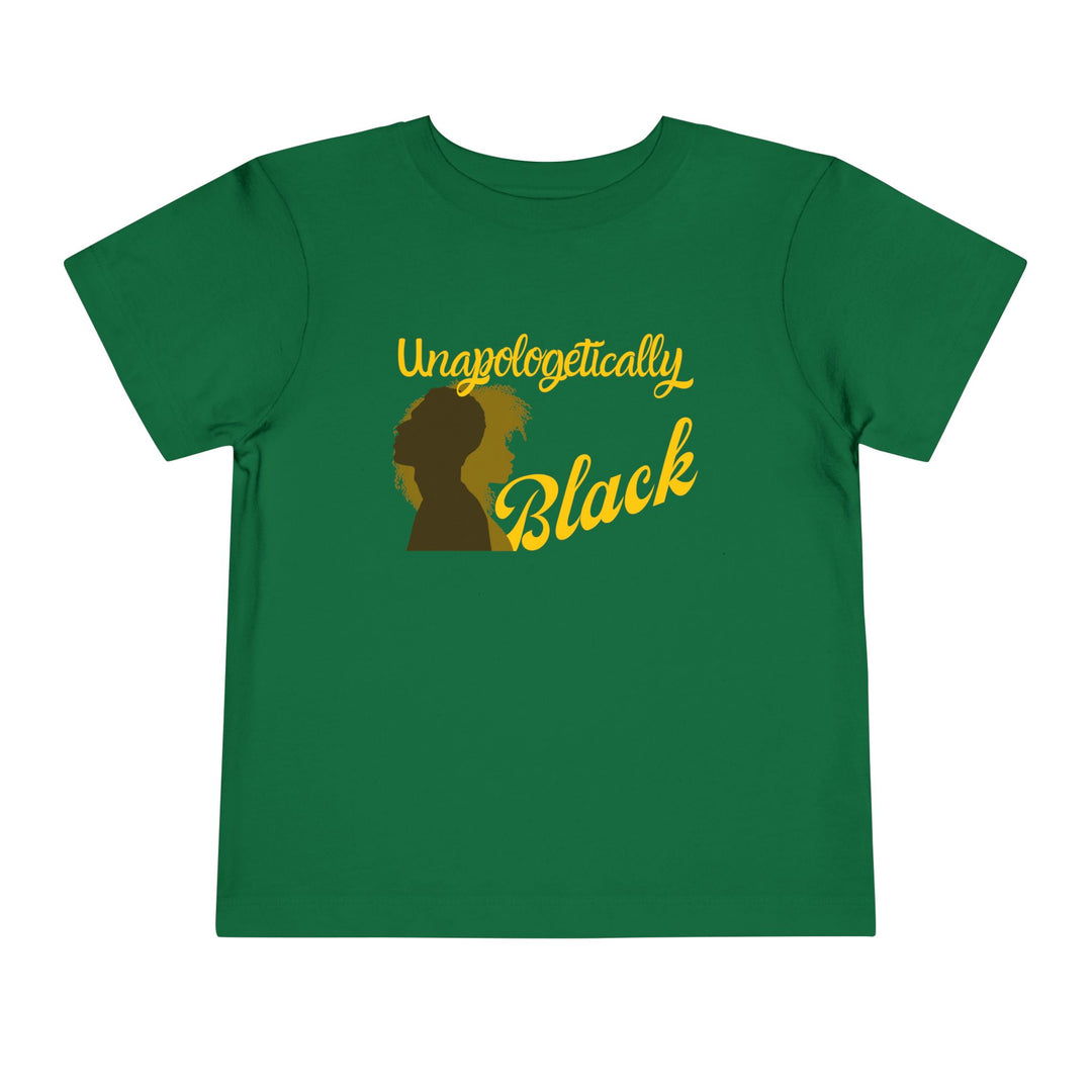 Empower your toddler with our unapologetically black pride tee for unity and strength.