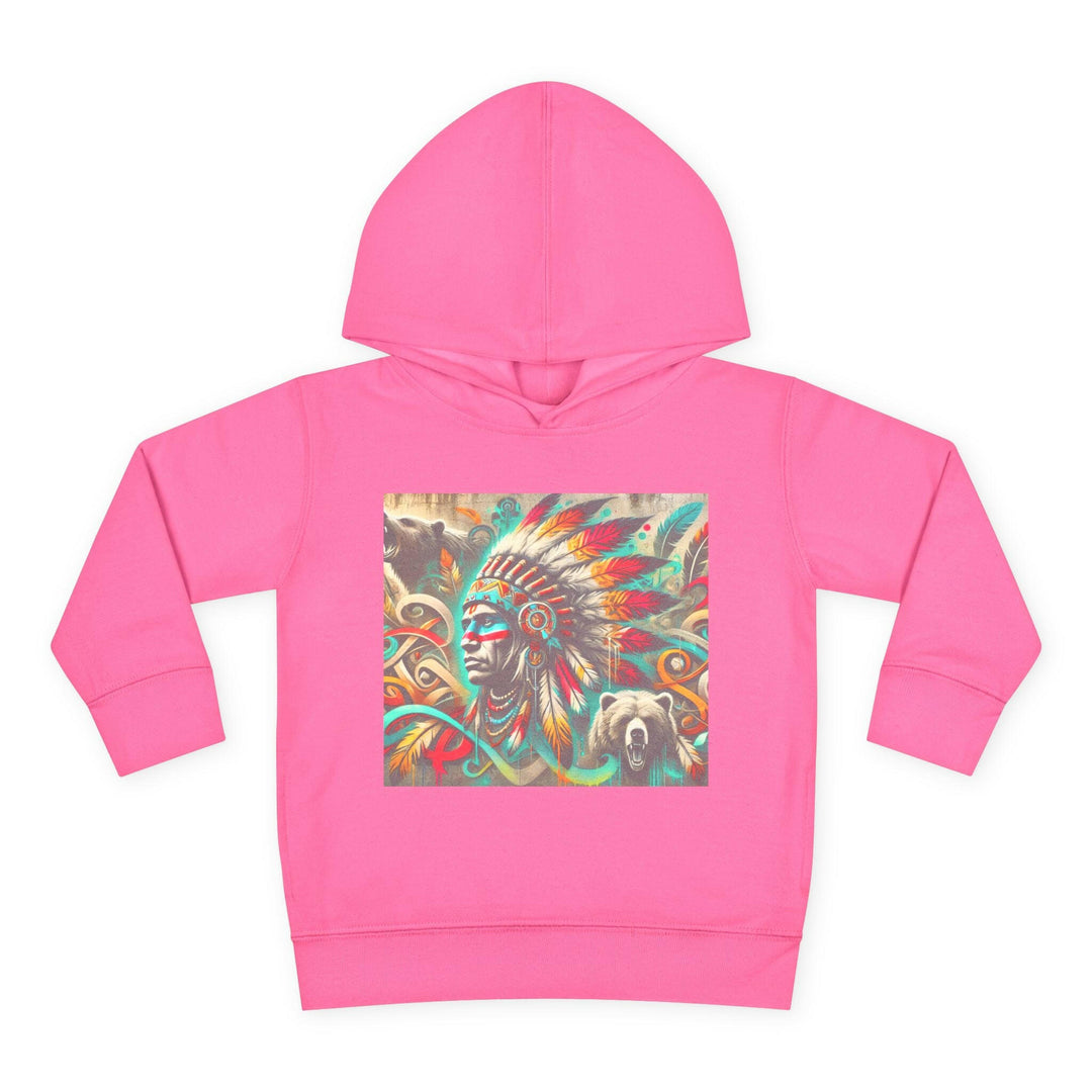 Tribal Guardian toddler hoodie with unique tribal design, perfect for stylish kids