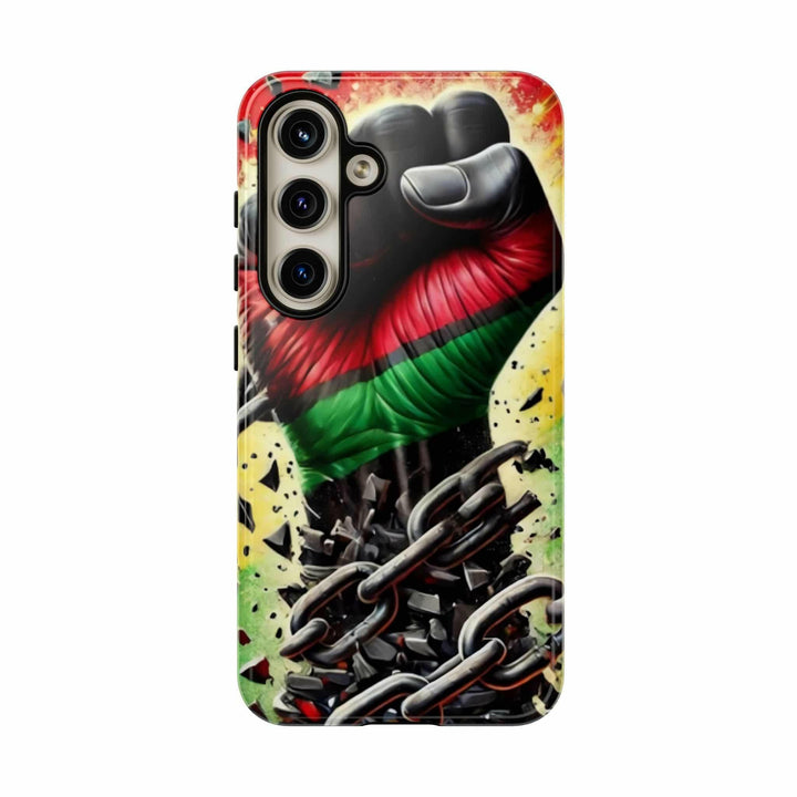 Bold Raised Fist Tough Phone Case.