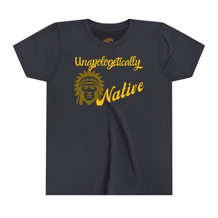 Unapologetically Native Indigenous Youth Tee - showcasing unity, pride and empowerment