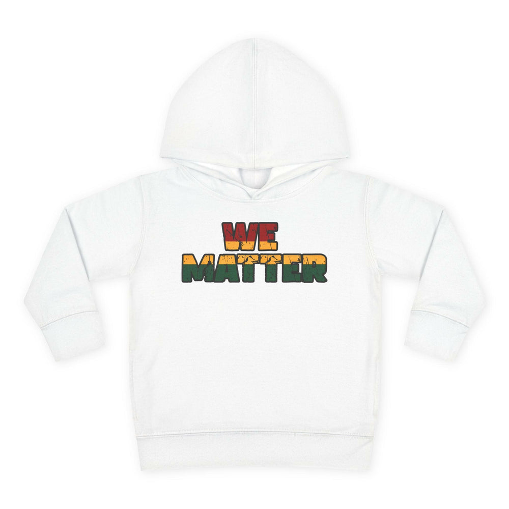 Cute toddler clothing promoting empowerment and positivity with 'We Matter'