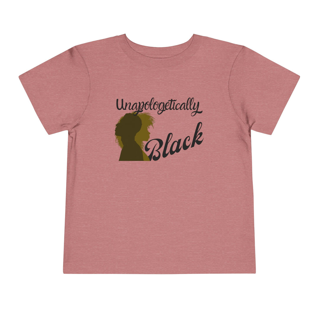 Empower your toddler with our unapologetically black pride tee for unity and strength.