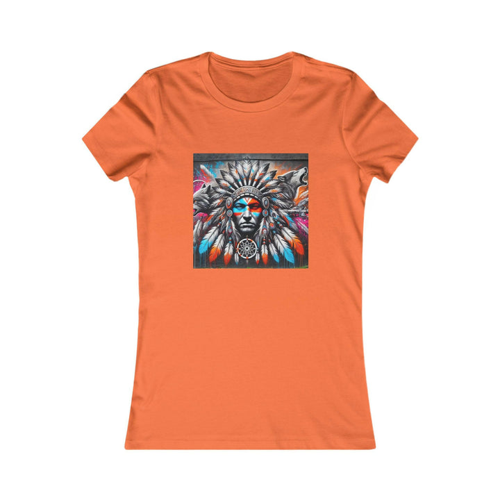 Indigenous women's tee featuring a native dream catcher - trendy, cultural apparel