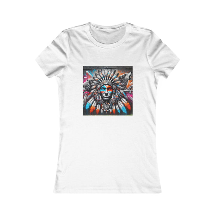 Indigenous women's tee featuring a native dream catcher - trendy, cultural apparel