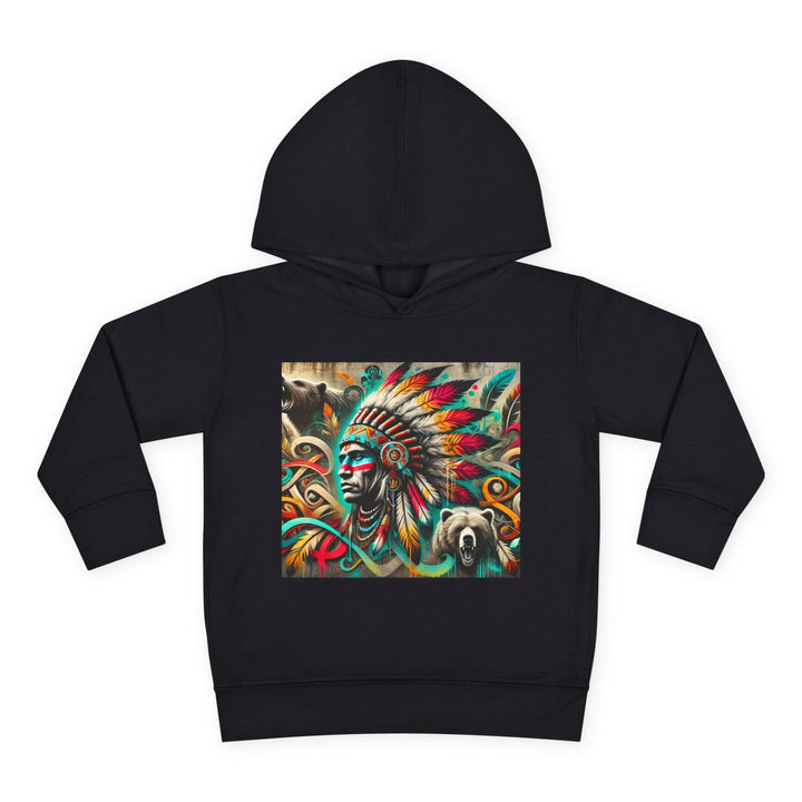 Tribal Guardian toddler hoodie with unique tribal design, perfect for stylish kids