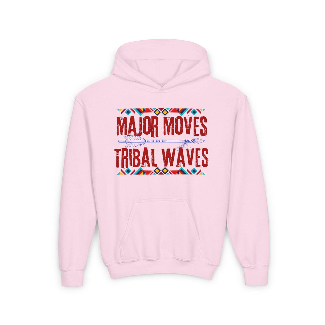 Elevate your style with major moves in this youth hoodie - a cultural heritage piece to make a statement!