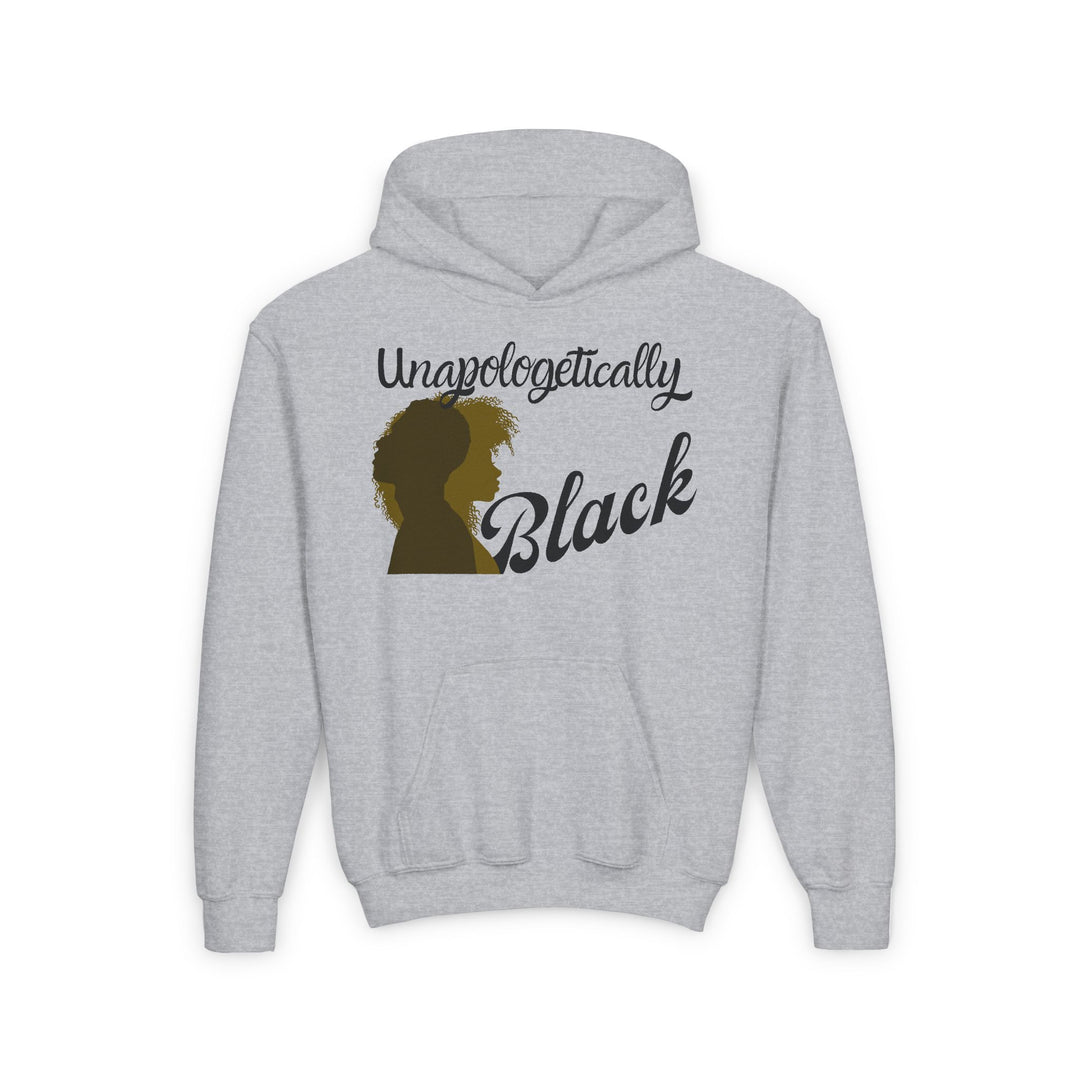 Unapologetically Black pride and culture empowerment for youth hoodie identity