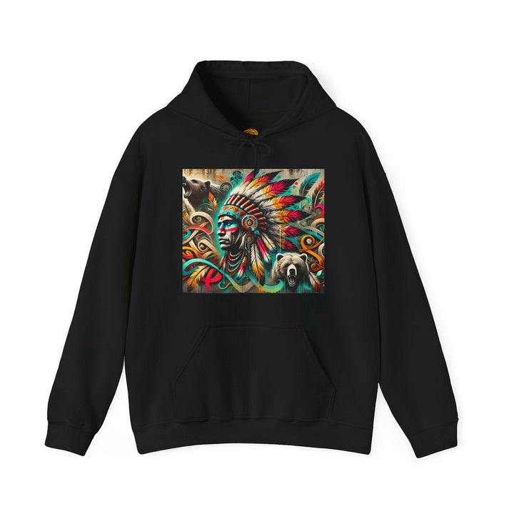 Empower your style with a Tribal Guardian Hoodie, embracing Indigenous culture and cultural pride.