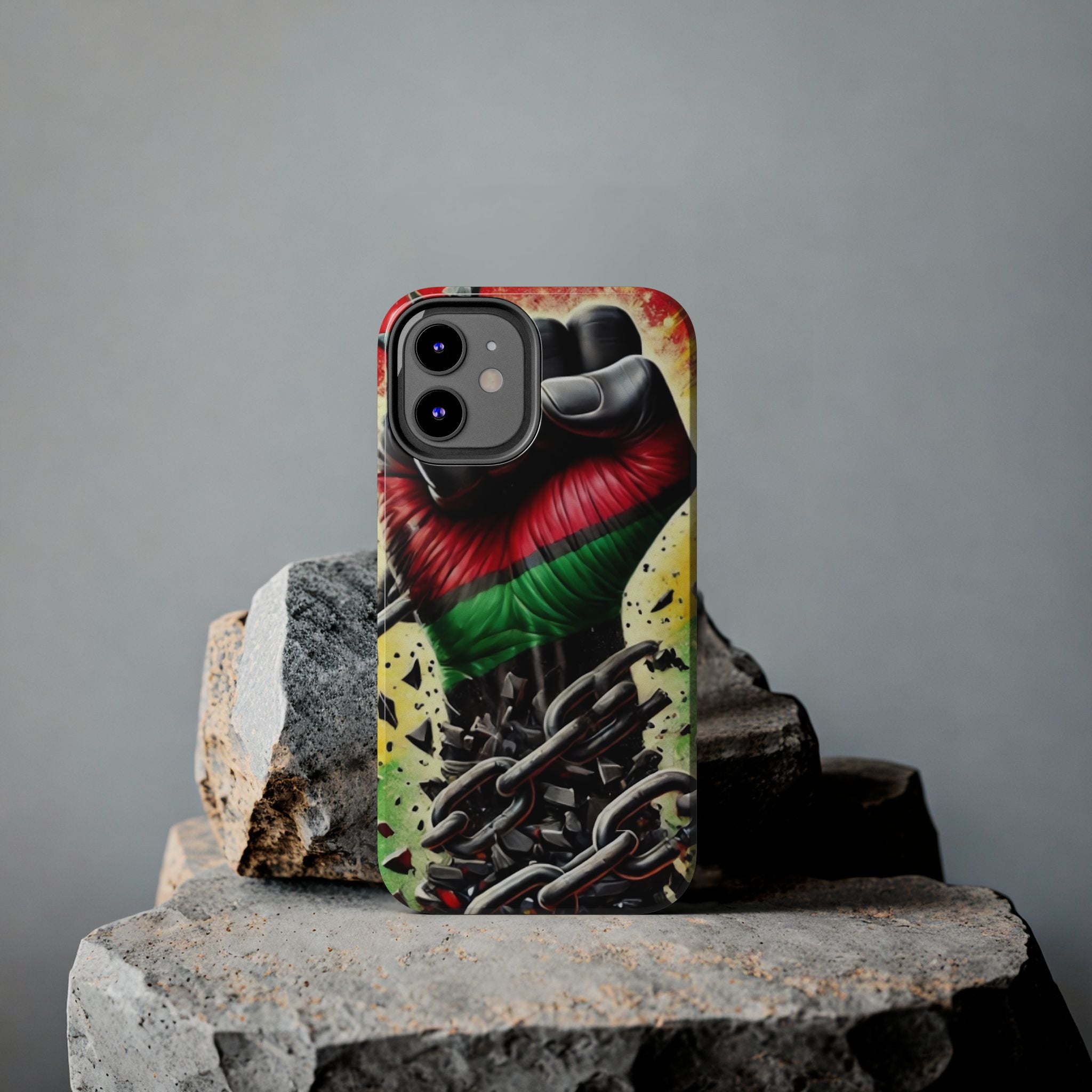 Raised Fist Black Empowerment Phone Case – Melanin Power Protection for iPhone & Samsung