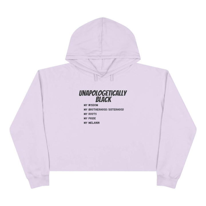 'Unapologetically BLACK' Crop Hoodie