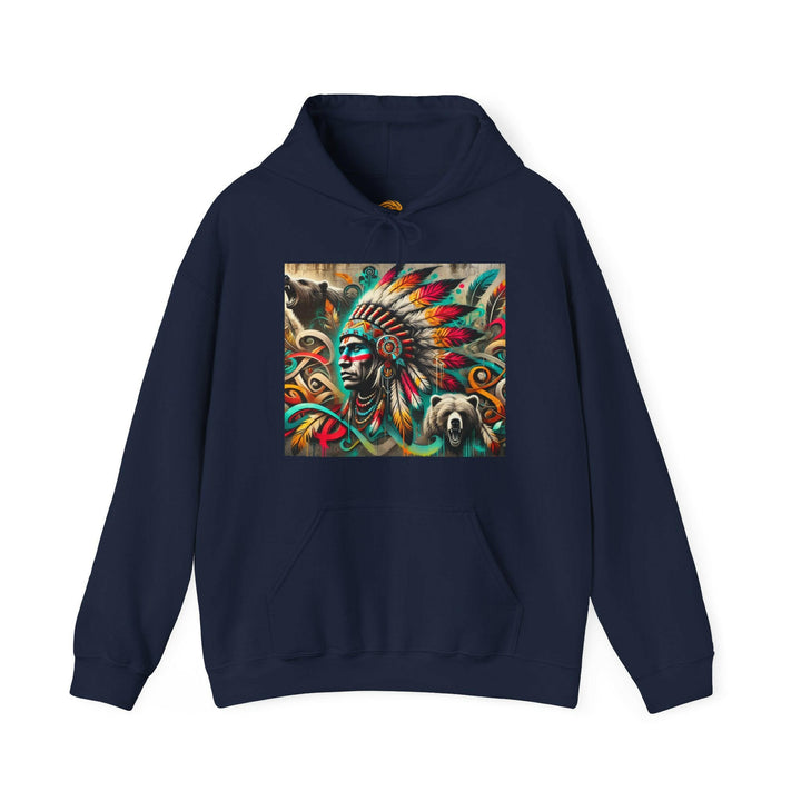 Empower your style with a Tribal Guardian Hoodie, embracing Indigenous culture and cultural pride.