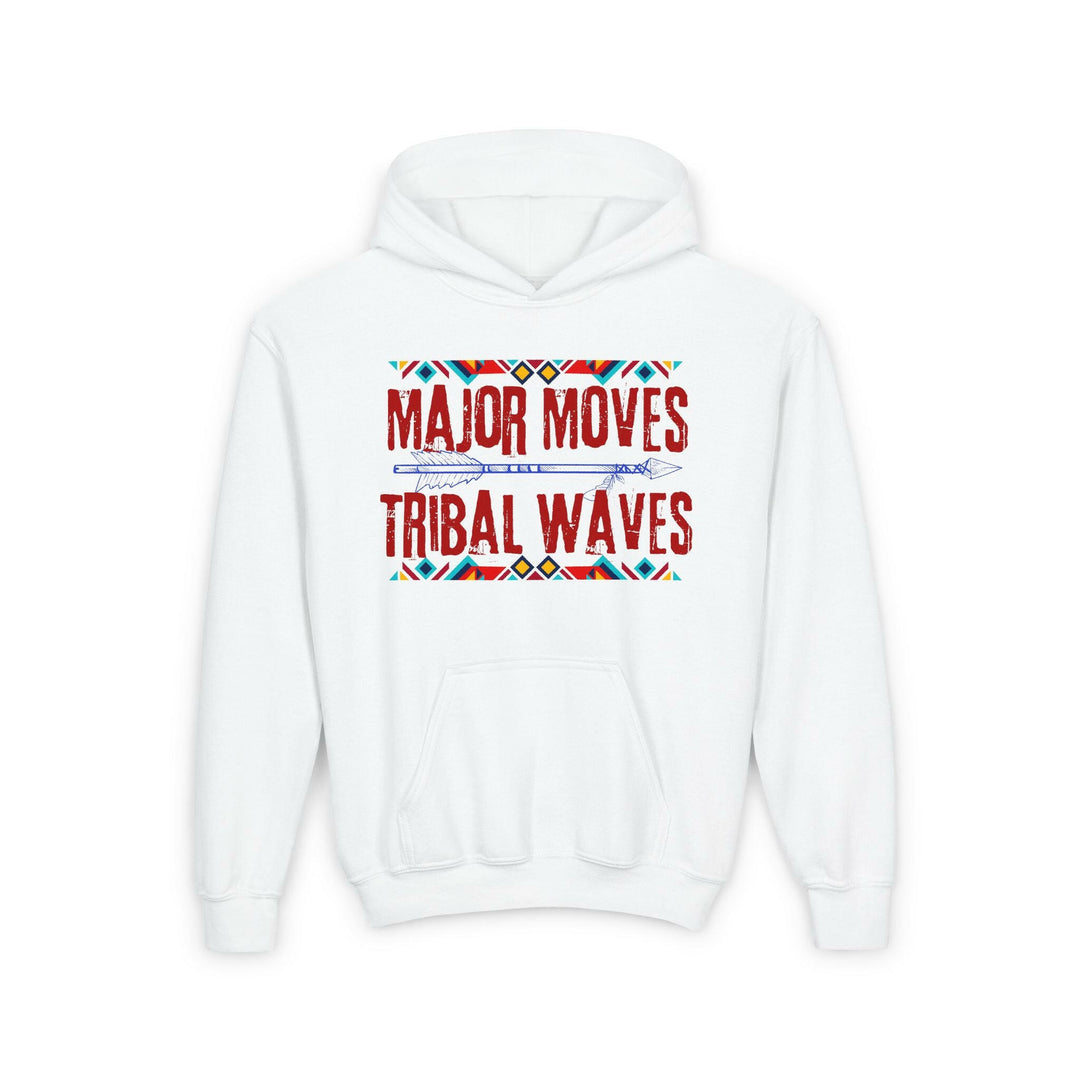 Elevate your style with major moves in this youth hoodie - a cultural heritage piece to make a statement!