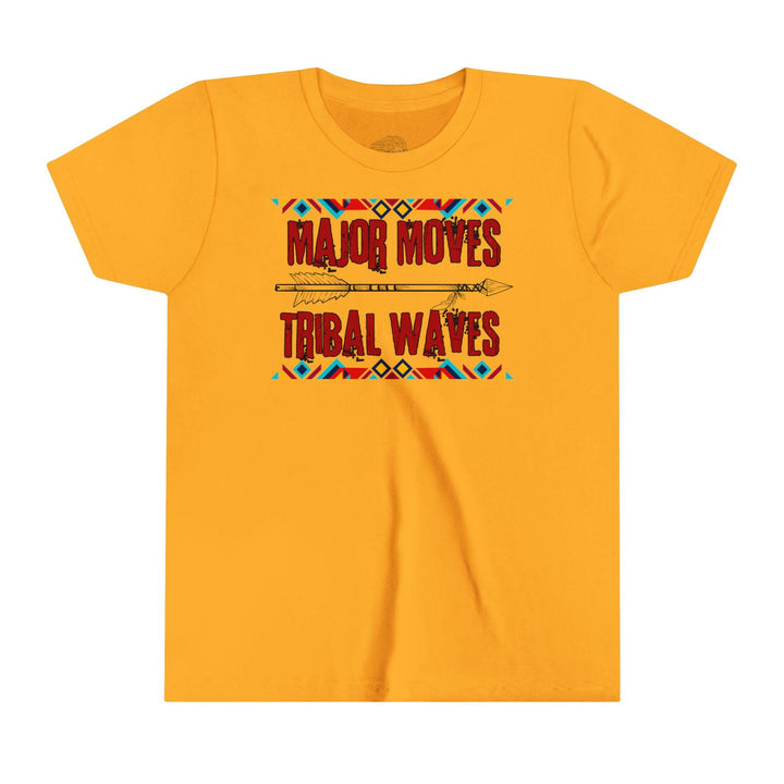 Youth Tee - Major Moves Tribal Waves Graphic Shirt - MKCM Modern Designs